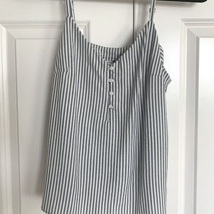 Pinstripe tank top